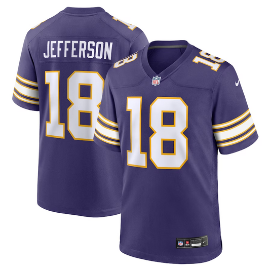 Minnesota Vikings Justin Jefferson Classic Player Game Jersey for Men