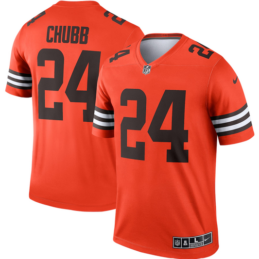 Cleveland Browns Nick Chubb Inverted Legend Jersey for Men