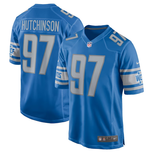 Detroit Lions Aidan Hutchinson Player Game Jersey for Men