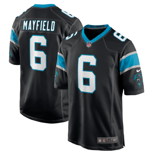 Carolina Panthers Baker Mayfield Player Game Jersey for Men