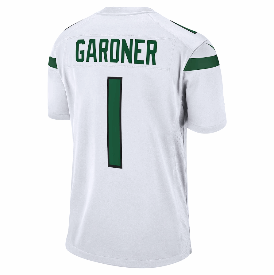 Ahmad Sauce Gardner White New York Jets Player Game Jersey For Men